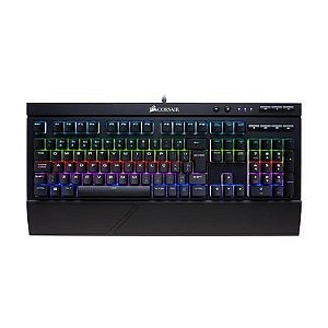 Teclado Mecânico USB Gamer K68 RGB Preto Corsair