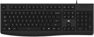 Teclado USB K200 Preto Hp