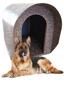 Casinha de cachorro reciclável Iglu N6 grande porte