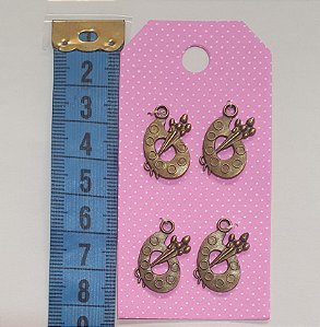 MINI PINGENTE PALETA COM PINCÉIS