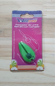 PASSADOR DE LINHA RETRÁTIL  COM CORTADOR