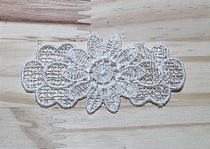 RENDA APLIQUE  FLOR  - 3 UNIDADES