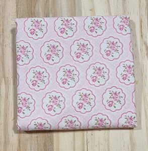 TECIDO BOUQUET DE ROSAS