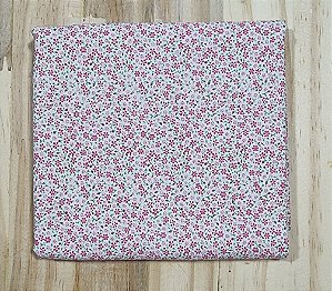 TECIDO MINI MINI FLOREA ROSA