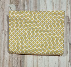 TECIDO ESTAMPADO MARROQUINO AMARELO - CALDEIRA