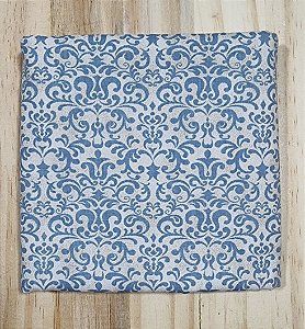 TECIDO ARABESCOS AZUL/BEGE