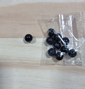OLHO URSA CAROL  (PEROLA ABS PRETO) - 10 UNIDADES