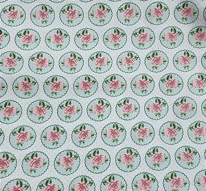 TECIDO  TRICOLINE SHABBY CHIC 27293 - 50CM