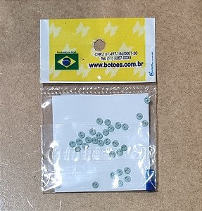 MICRO BOTÃO  - VERDE BEBÊ (45 UNIDADES)
