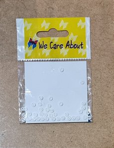 MICRO BOTÃO  - BRANCO (45 UNIDADES)