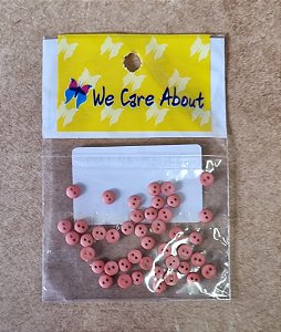 MNI BOTÃO REDONDO CARAMELO - 40 UNIDADES