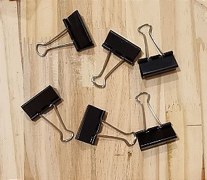 CLIPS  PRETO G - 6 unidades