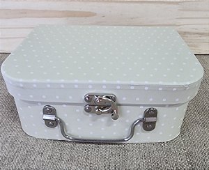 MALETA POÁ BEGE/BRANCO - UNITÁRIA   P