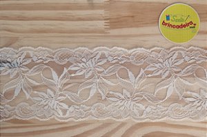 RENDA GARDEN SINTÉTICA - COR BRANCO