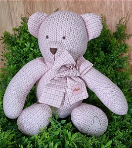 URSO MY LOVE  - M  COR ROSA ESTAMA TRICÔ