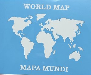 STENCIL MAPA MUNDI