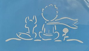 STENCIL PEQUENO PRÍNCIPE