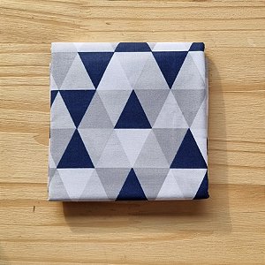 TECIDO TRIANGULO BRANCO/MARINHO/CINZA