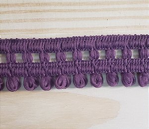 PASSAMANARIA DE FRANJINHA - COR ROXO