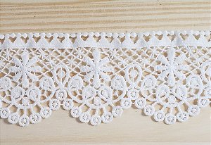 RENDA DE ALGODÃO PERFEITA - COR OFF WHITE