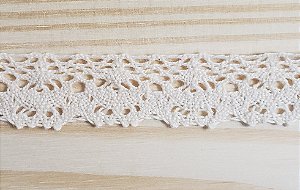 RENDA DE ALGODÃO LELÊ - COR CRU