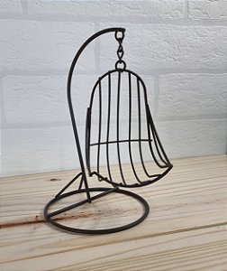 CADEIRA DE BALANÇO PARA BONECA - 17CM