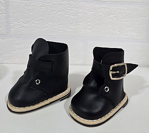 BOTA BONECA MODELO 1  - PRETO