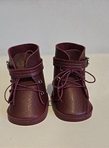 BOTA PARA BONECA MODELO 2 - COR VERMELHO