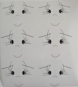 TRANSFER ROSTO DE BONECA - MODELO ROSE