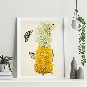 Prancha "abacaxi e borboleta verde" por Maria Sibylla