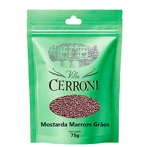 Mostarda Marrom em Grãos - Pouch - 75g