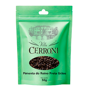 Pimenta do Reino Preta em Grãos - Pouch - 50g