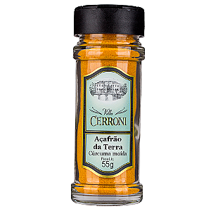 Açafrão (Cúrcuma Moída) - Vidro - 55g