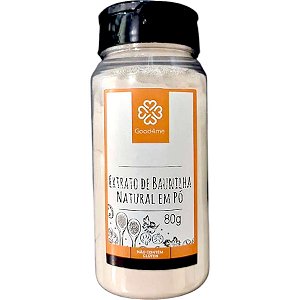 Extrato de Baunilha Natural em Pó - Pote - 80g