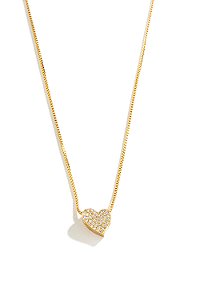 Corrente Pingente Coração Cravejado