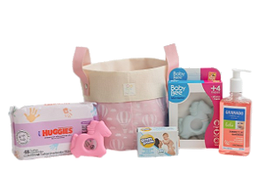 CESTO ROSA PRIMEIROS MESES