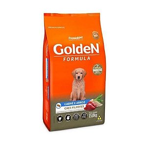 GoldeN Formula Cães Filhotes Carne & Arroz 15kg