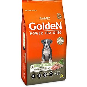 GoldeN Formula Power Training Cães Filhotes Sabor Frango & Arroz 15kg