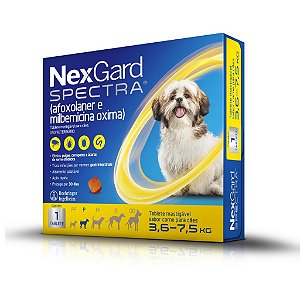 NexGard Spectra 3,6-7,5kg Granel