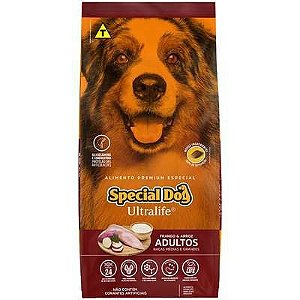 Ração Special Dog Ultralife para Cães Adultos de Raças Médias e Grande 15kg