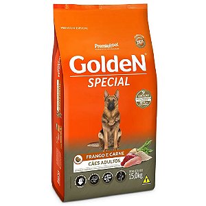 Ração para Cães Adultos Golden Fórmula Special Frango e Carne 15KG