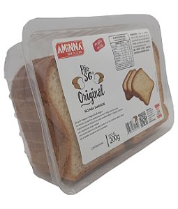 Pão em Fatias, Original Sem Glúten Aminna, 200g