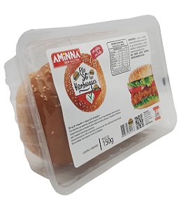 Pão tipo Hambúrguer (c/ 2 unidades) Aminna, 150g - ID: 217