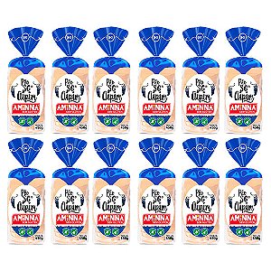 Kit com 12 Pães Aminna sem Glúten Aipim, 450g - ID: 233
