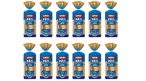 Kit com 12 Pães Aminna sem Glúten Aipim, 400g - ID: 233