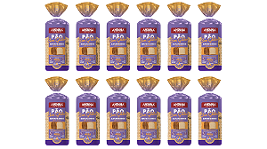 Kit com 12 Pães Aminna sem Glúten, sem Açúcar, Batata Doce, 400g - ID: 154