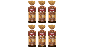 Kit com 6 Pães Aminna sem Glúten Multigrãos, 400g - ID: 174