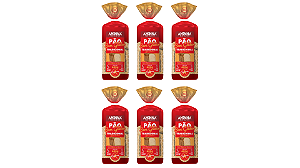 Kit com 6 Pães sem Glúten Aminna Sem Açúcar Tradicional 400g - ID: 175