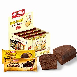 KIT de Chocolate ou Páscoa Aminna Sem Glúten e Sem Leite