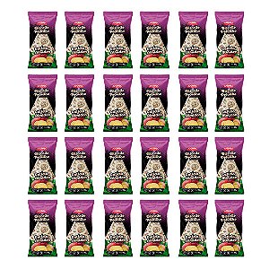Kit 24 Unidades Biscoito de Polvilho Sem Glúten Vegano com Batata Doce Aminna - 90g cada - ID: 227